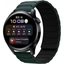 DM Ремінець Armor Magnetic Band 20 mm Універсальний Dark Green/Black