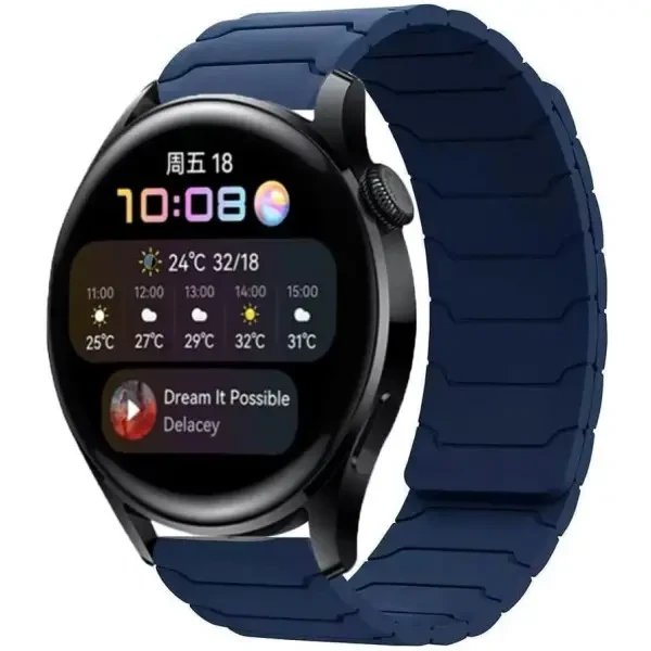 DM Ремінець Armor Magnetic Band 22 mm Універсальний Midnight Blue