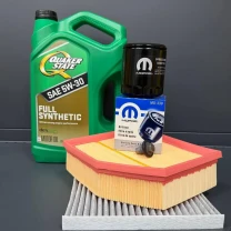 Комплект для ТО Quaker State 5w30 DODGE DART 2.0/2.4 (Масло, фільтр масляний, фільтр повітряний, фільтр салону вугільний, зливна