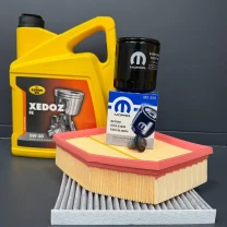 Комплект для ТО  KROON OIL 5w30 DODGE DART 2.0/2.4 (Масло, фільтр масляний, фільтр повітряний, фільтр салону вугільний, зливна