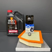 Комплект для ТО MOTUL Eco-Lite 5w30 Jeep Cherokee до рест -2018  2.4 (Масло, фільтр масляний, фільтр повітряний, фільтр салону
