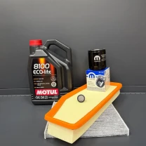 Комплект для ТО MOTUL Eco-Lite 0w20 Jeep Cherokee рест 2018+  2.0 (Масло, фільтр масляний, фільтр повітряний, фільтр салону
