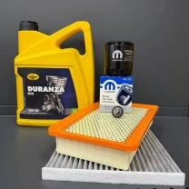 Комплект для ТО  KROON OIL 5w20 CHRYSLER 200 2.4 (Масло, фільтр масляний, фільтр повітряний, фільтр салону вугільний, зливна