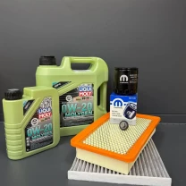 Комплект для ТО  Liqui Moly 0w20 CHRYSLER 200 2.4 (Масло 4л+1л, фільтр масляний, фільтр повітряний, фільтр салону вугільний,