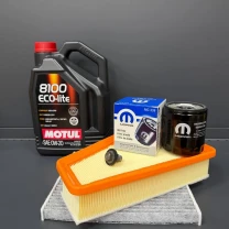 Комплект для ТО MOTUL Eco-Lite 0w20 Jeep Cherokee рест 2018+  2.4 (Масло, фільтр масляний, фільтр повітряний, фільтр салону