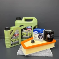 Комплект для ТО  Liqui Moly 5w20 Jeep Cherokee рест 2018+  2.4 (Масло 4л+1л, фільтр масляний, фільтр повітряний, фільтр салону