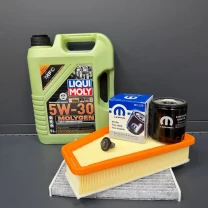 Комплект для ТО  Liqui Moly 5w30 Jeep Cherokee рест 2018+  2.4 (Масло 5л, фільтр масляний, фільтр повітряний, фільтр салону
