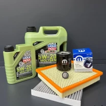Комплект для ТО  Liqui Moly 5w20 Dodge Journey 2.4 (Масло 4л+1л, фільтр масляний, фільтр повітряний, фільтр салону вугільний,