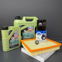Комплект для ТО  Liqui Moly 0w20 Dodge Journey 2.4 (Масло 4л+1л, фільтр масляний, фільтр повітряний, фільтр салону вугільний,