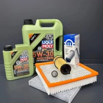 Комплект для ТО  Liqui Moly 5w30 Dodge Journey 3.6 (Масло 5л+1л, фільтр масляний, фільтр повітряний, фільтр салону вугільний,