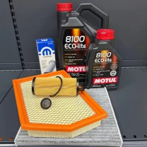 Комплект для ТО MOTUL Eco-Lite 0w20 Cherokee до рест -2018  3.2 (Масло, фільтр масляний, фільтр повітряний, фільтр салону