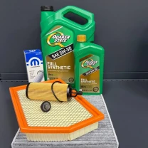 Комплект для ТО Quaker State 5w30 Cherokee к рест -2018 3.2 (Масло 5л+1л, фильтр масляный, фильтр воздушный, фильтр салона