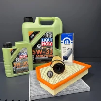 Комплект для ТО  Liqui Moly 5w30 Cherokee до рест -2018  3.2 (Масло 5л+1л, фільтр масляний, фільтр повітряний, фільтр салону