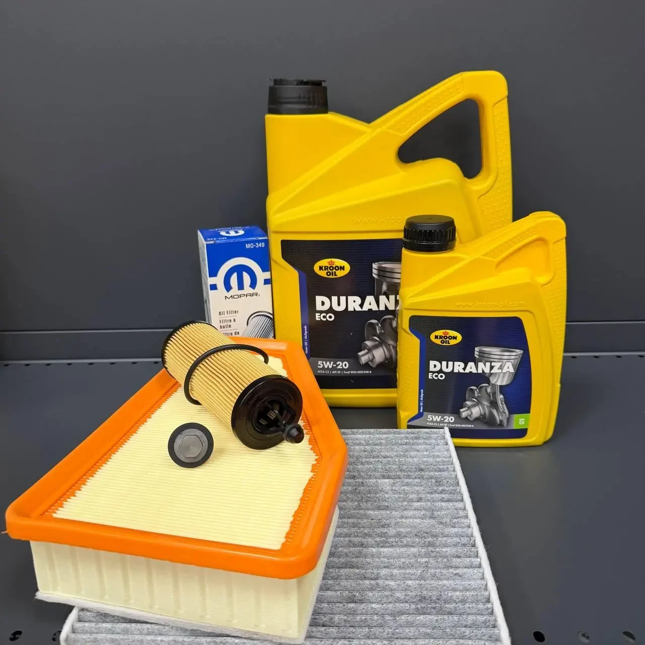 Комплект для ТО  KROON OIL 5w20 Cherokee  рест 2018+  3.2 (Масло 5л+1л, фільтр масляний, фільтр повітряний, фільтр салону