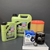 Комплект для ТО  Liqui Moly 5w20 Jeep Patriot Compass Dodge Caliber  (Масло 4л+1л, фільтр масляний, фільтр повітряний, фільтр