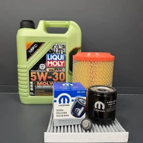 Комплект для ТО  Liqui Moly 5w30 Jeep Patriot Compass Dodge Caliber  (Масло, фільтр масляний, фільтр повітряний, фільтр салону