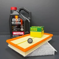 Комплект для ТО MOTUL Eco-Lite 0w20 Dodge Hornet 1.3 Jeep Compass 1.3 2023  (Масло, фільтр масляний, фільтр повітряний, фільтр