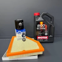 Комплект для ТО Jeep Grand Cherokee WL 2.0  Motul 5w30 (Масло, фільтр масляний, фільтр повітряний, фільтр салону вугільний, зливна