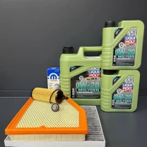 Комплект для ТО Jeep Grand Cherokee WL 3.6  Liqui Moly 0w20 (Масло 4л+1л+1л, фільтр масляний, фільтр повітряний, фільтр салону