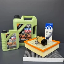 Комплект для ТО Jeep Grand Cherokee WK2 Dodge Durango 3,6  Liqui Moly 5w30 (Масло 5л+1л, фільтр масляний, фільтр повітряний,