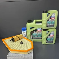 Комплект для ТО Dodge Charger Challenger 3,6  Liqui Moly 0w20 (Масло 4л+1л+1л, фільтр масляний, фільтр повітряний, фільтр салону