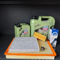 Комплект для ТО Liqui Moly 5w20 Dodge RAM 1500 3.6 13-20 (Масло5+1, фільтр масляний, фільтр повітряний, фільтр салону вугільний,