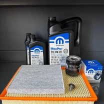 Комплект для ТО Mopar 0w20 Dodge RAM 1500 5.7 13-20 (Масло5+1+1, фільтр масляний, фільтр повітряний, фільтр салону вугільний,