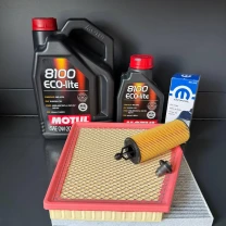 Комплект для ТО Motul  0w20 Chrysler Pacifica 3.6 17-24 Chrysler Voyager 3.6 20-24 (Масло 5+1, фільтр масляний, фільтр повітряний,