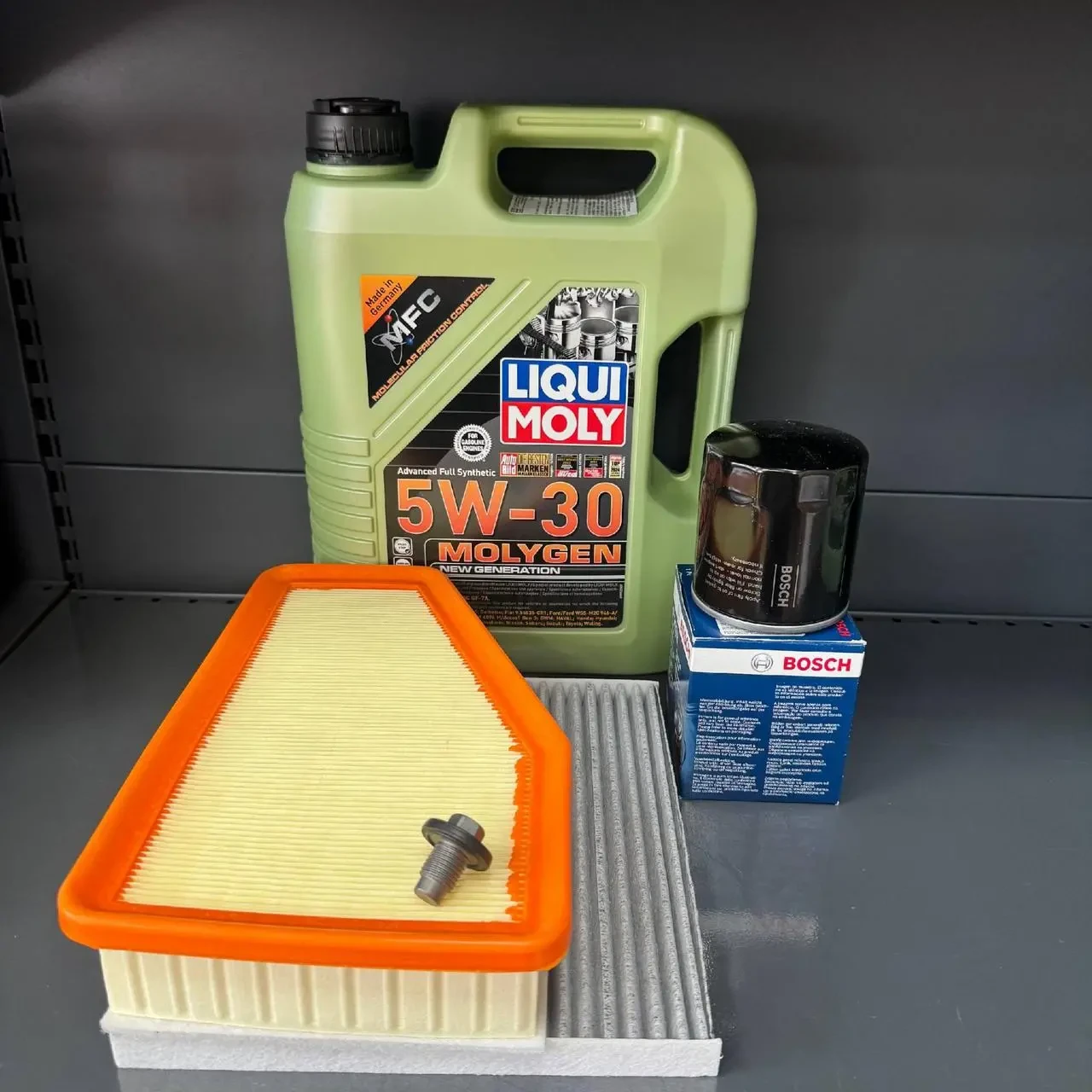 Комплект для ТО Liqui Moly 5w30 Jeep Cherokee рест 2018+ 2.4 (Масло 5л, фільтр масляний , фільтр повітряний, фільтр салону