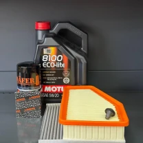 Комплект для ТО Motul  5w20 Jeep Cherokee рест 2018+ 2.4 (Масло, фільтр масляний, фільтр повітряний, фільтр салону вугільний,