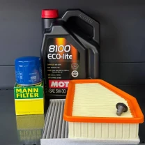 Комплект для ТО MOTUL Eco-Lite 5w30 Jeep Cherokee рест 2018+  2.4 (Масло, фільтр масляний, фільтр повітряний, фільтр салону