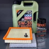 Комплект для ТО  Liqui Moly 5w30 Dodge Journey 2.4 (Масло 4л+1л, фільтр масляний, фільтр повітряний, фільтр салону вугільний,