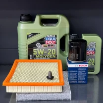 Комплект для ТО  Liqui Moly 5w20 Dodge Journey 2.4 (Масло 4л+1л, фільтр масляний, фільтр повітряний, фільтр салону вугільний,