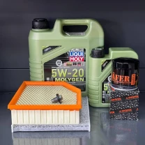 Комплект для ТО  Liqui Moly 5w20 DODGE DART 2.0/2.4 (Масло 4л+1л, фільтр масляний, фільтр повітряний, фільтр салону вугільний,
