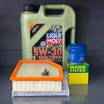 Комплект для ТО  Liqui Moly 5w30 DODGE DART 2.0/2.4 (Масло, фільтр масляний, фільтр повітряний, фільтр салону вугільний, зливна