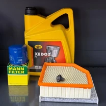 Комплект для ТО  KROON OIL 5w30 DODGE DART 2.0/2.4 (Масло, фільтр масляний, фільтр повітряний, фільтр салону вугільний, зливна