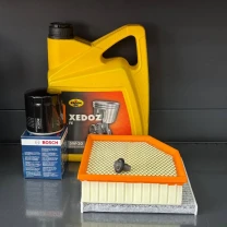 Комплект для ТО  KROON OIL 5w30 DODGE DART 2.0/2.4 (Масло, фільтр масляний, фільтр повітряний, фільтр салону вугільний, зливна