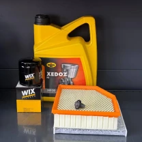 Комплект для ТО  KROON OIL 5w30 DODGE DART 2.0/2.4 (Масло, фільтр масляний, фільтр повітряний, фільтр салону вугільний, зливна