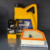 Комплект для ТО  KROON OIL 5w20 DODGE DART 2.0/2.4 (Масло, фільтр масляний, фільтр повітряний, фільтр салону вугільний, зливна