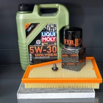 Комплект для ТО Jeep Grand Cherokee WL 2.0  Liqui Moly 5w30 (Масло, фільтр масляний, фільтр повітряний, фільтр салону вугільний,