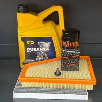 Комплект для ТО Jeep Grand Cherokee WL 2.0  KROON OIL 5w20 (Масло, фільтр масляний, фільтр повітряний, фільтр салону вугільний,