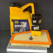 Комплект для ТО Jeep Grand Cherokee WL 2.0  KROON OIL 5w20 (Масло, фільтр масляний, фільтр повітряний, фільтр салону вугільний,