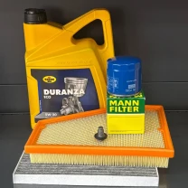 Комплект для ТО Jeep Grand Cherokee WL 2.0  KROON OIL 5w20 (Масло, фільтр масляний, фільтр повітряний, фільтр салону вугільний,