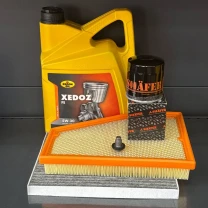 Комплект для ТО Jeep Grand Cherokee WL 2.0  KROON OIL 5w30 (Масло, фільтр масляний, фільтр повітряний, фільтр салону вугільний,