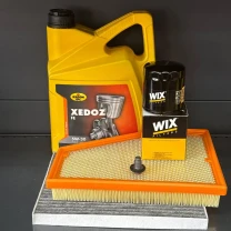 Комплект для ТО Jeep Grand Cherokee WL 2.0  KROON OIL 5w30 (Масло, фільтр масляний, фільтр повітряний, фільтр салону вугільний,