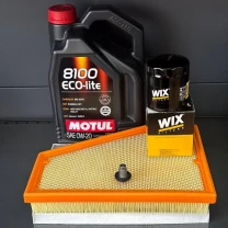 Комплект для ТО Jeep Grand Cherokee WL 2.0  Motul 0w20 (Масло, фільтр масляний, фільтр повітряний, фільтр салону вугільний, зливна