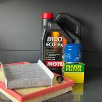 Комплект для ТО MOTUL Eco-Lite 5w30 Dodge Hornet 2.0 Jeep Compass 2.0 2023  (Масло, фільтр масляний, фільтр повітряний, фільтр