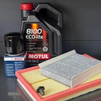 Комплект для ТО MOTUL Eco-Lite 0w20 Dodge Hornet 2.0 Jeep Compass 2.0 2023  (Масло, фільтр масляний, фільтр повітряний, фільтр