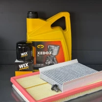 Комплект для ТО  KROON OIL 5w30 Dodge Hornet 2.0 Jeep Compass 2.0 2023  (Масло, фільтр масляний, фільтр повітряний, фільтр салону