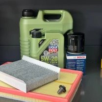 Комплект для ТО Liqui moly 5w20 Dodge Hornet 2.0 Jeep Compass 2.0 2023  (Масло 4+1, фільтр масляний, фільтр повітряний, фільтр